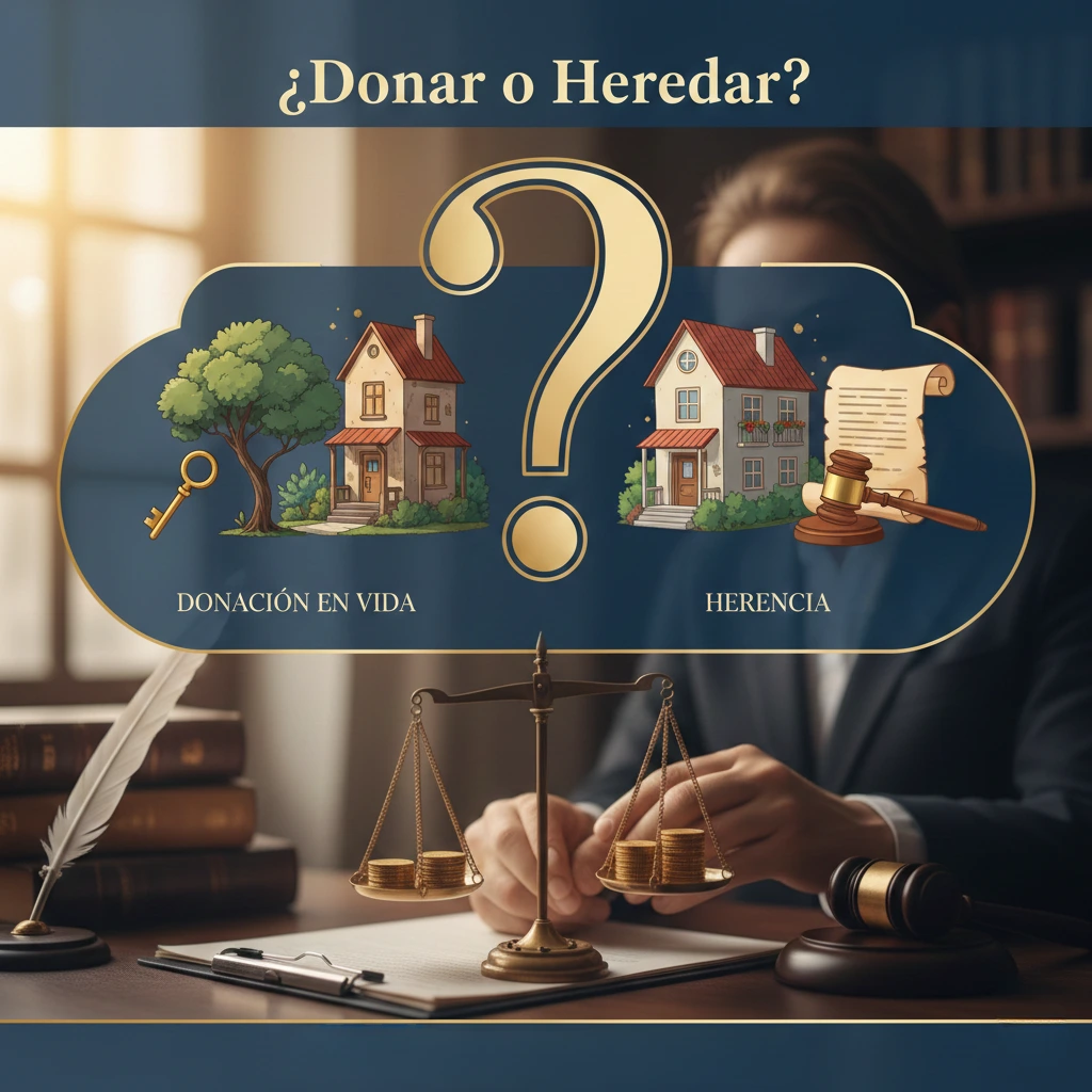 Es mejor heredar un piso o que te lo donen