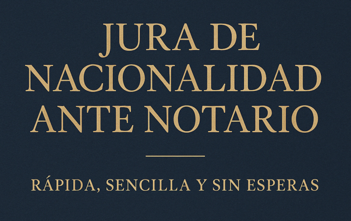 jura de nacionalidad ante notario